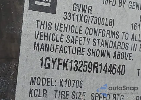 2009 Cadillac Escalade Standard from USA, damaged, VIN 1GYFK13259R144640